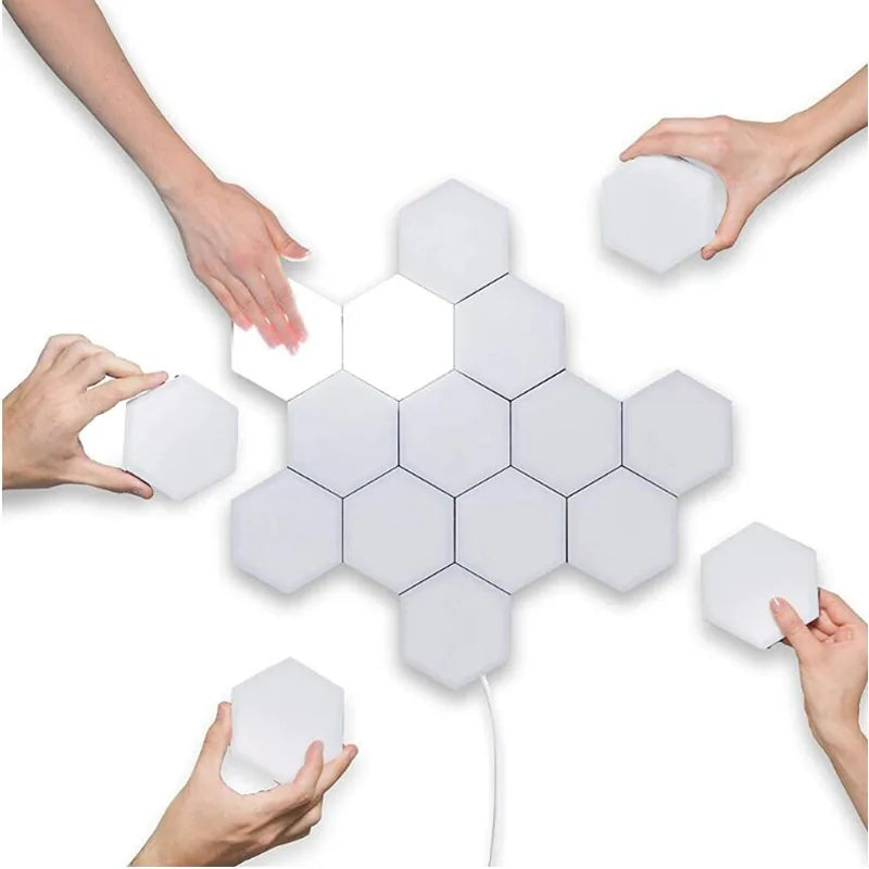 Touch Sensitive Hexagonal Lamps