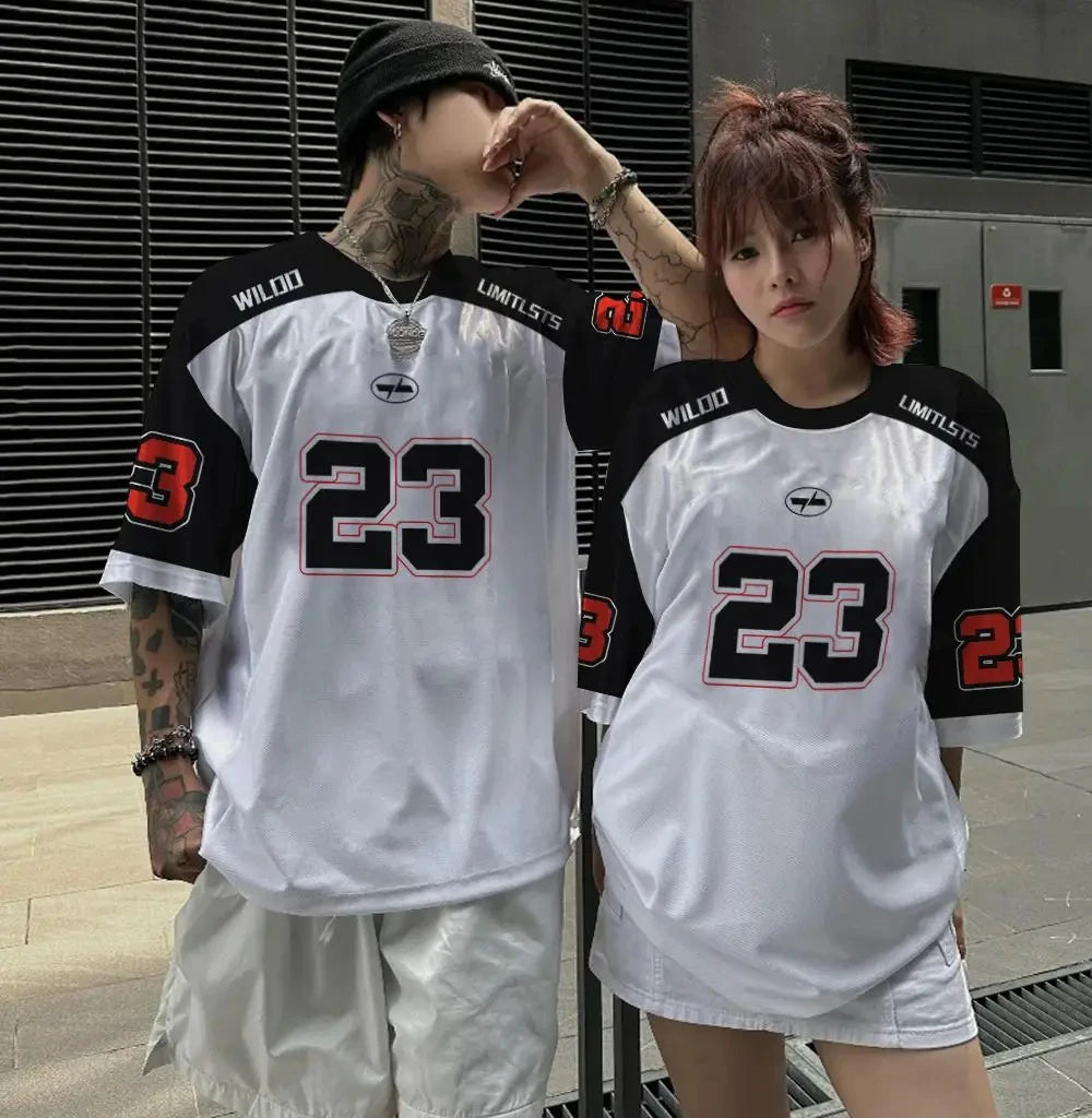 New Men's T-shirt | Couple's Oversized Short Sleeved T-shirt Fashion |  Basketball Shirt Sports Clothing Top