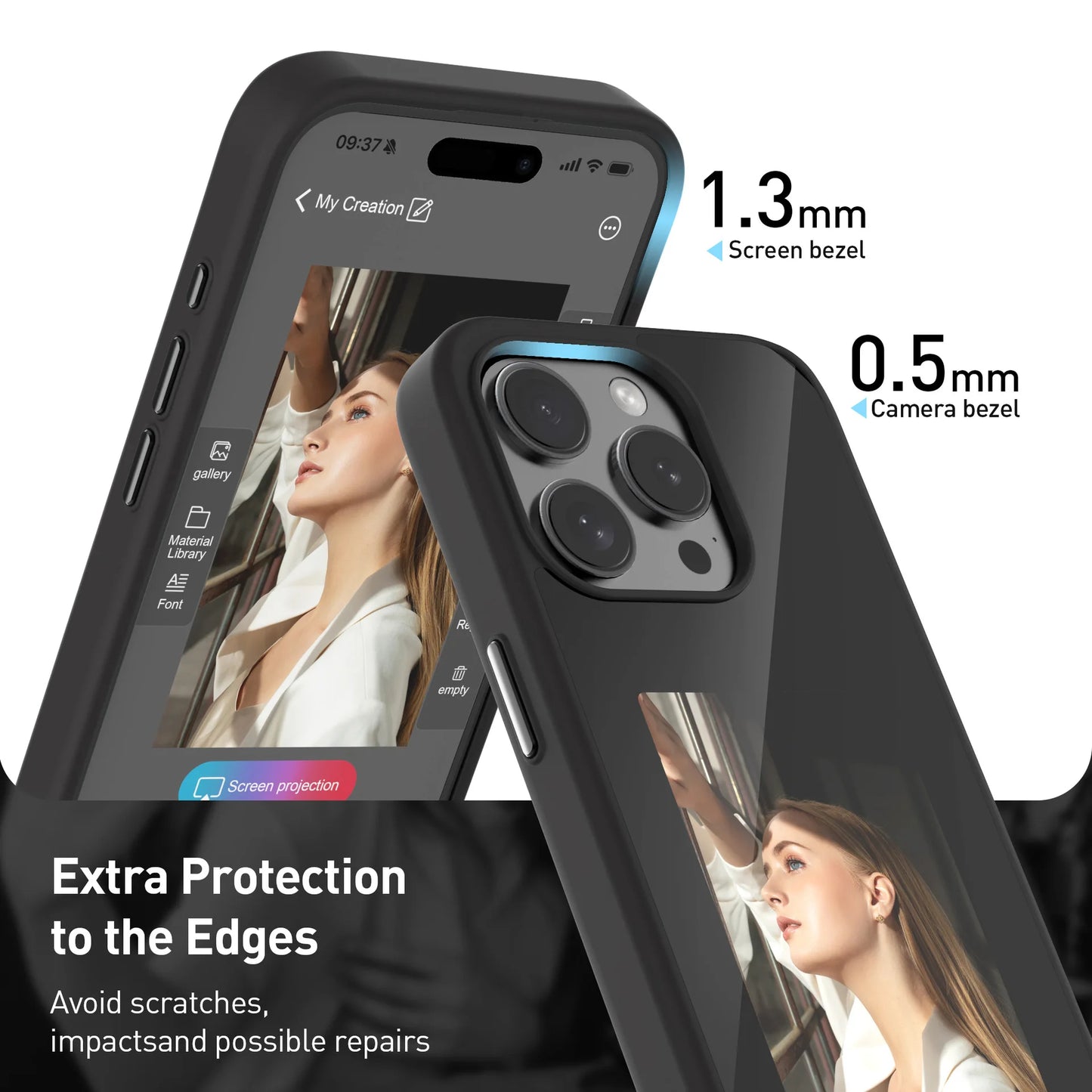 NFC Function Smart Phone Cases For iPhone 13 14 and 15 Pro Max