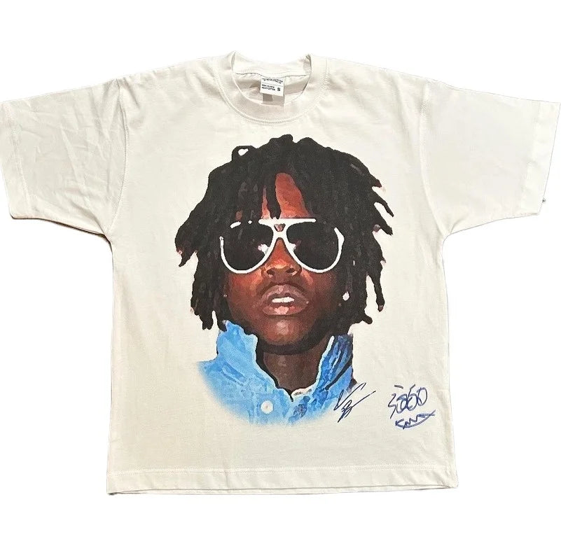 Hip Hop Artist T-Shirt |  Men Y2k Casual Loose Oversized Short Sleeve Street Top