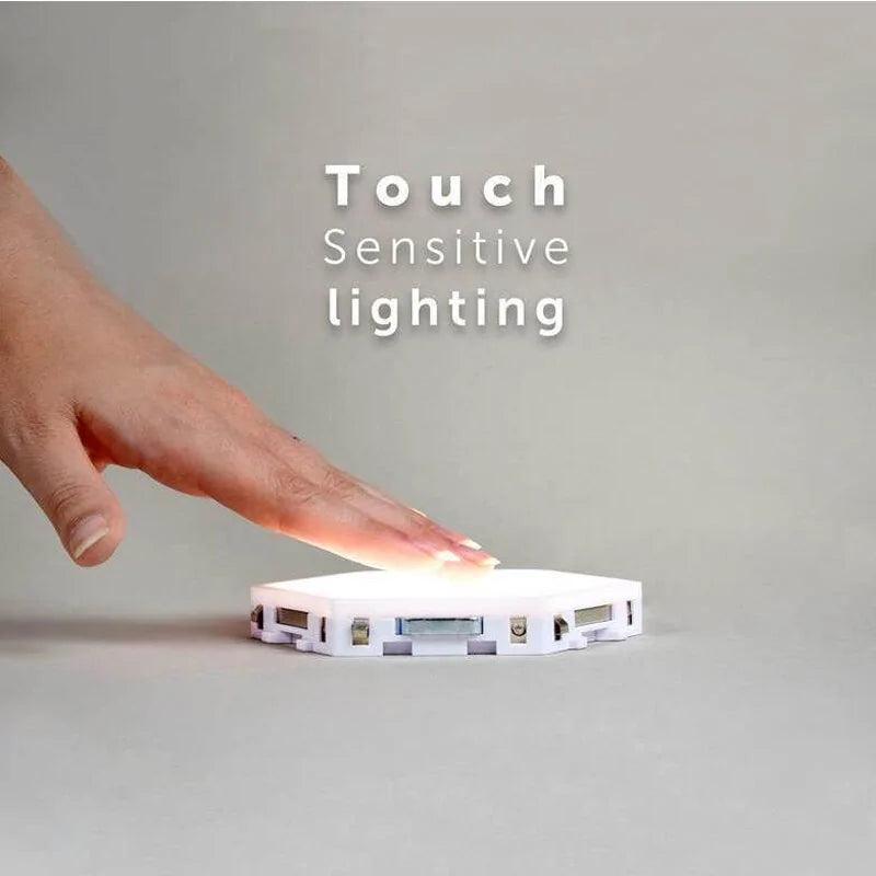 Touch Sensitive Hexagonal Lamps