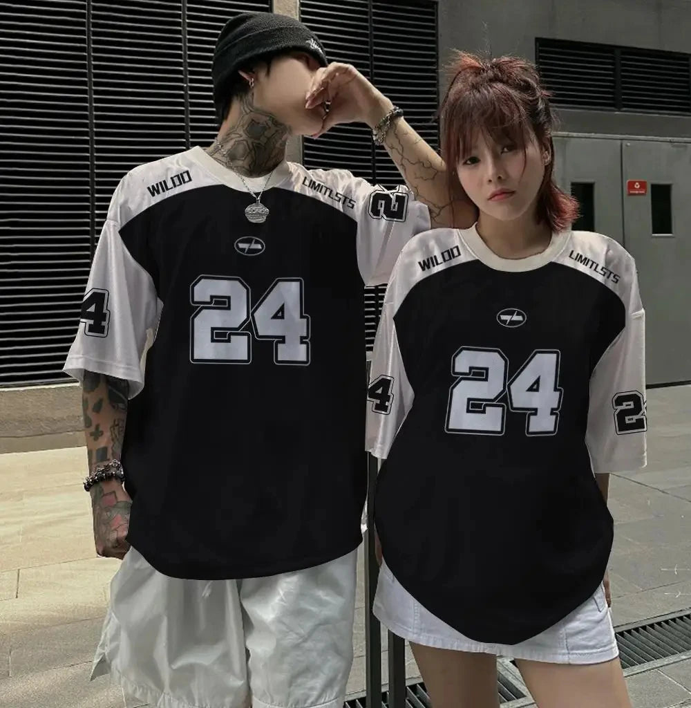 New Men's T-shirt | Couple's Oversized Short Sleeved T-shirt Fashion |  Basketball Shirt Sports Clothing Top