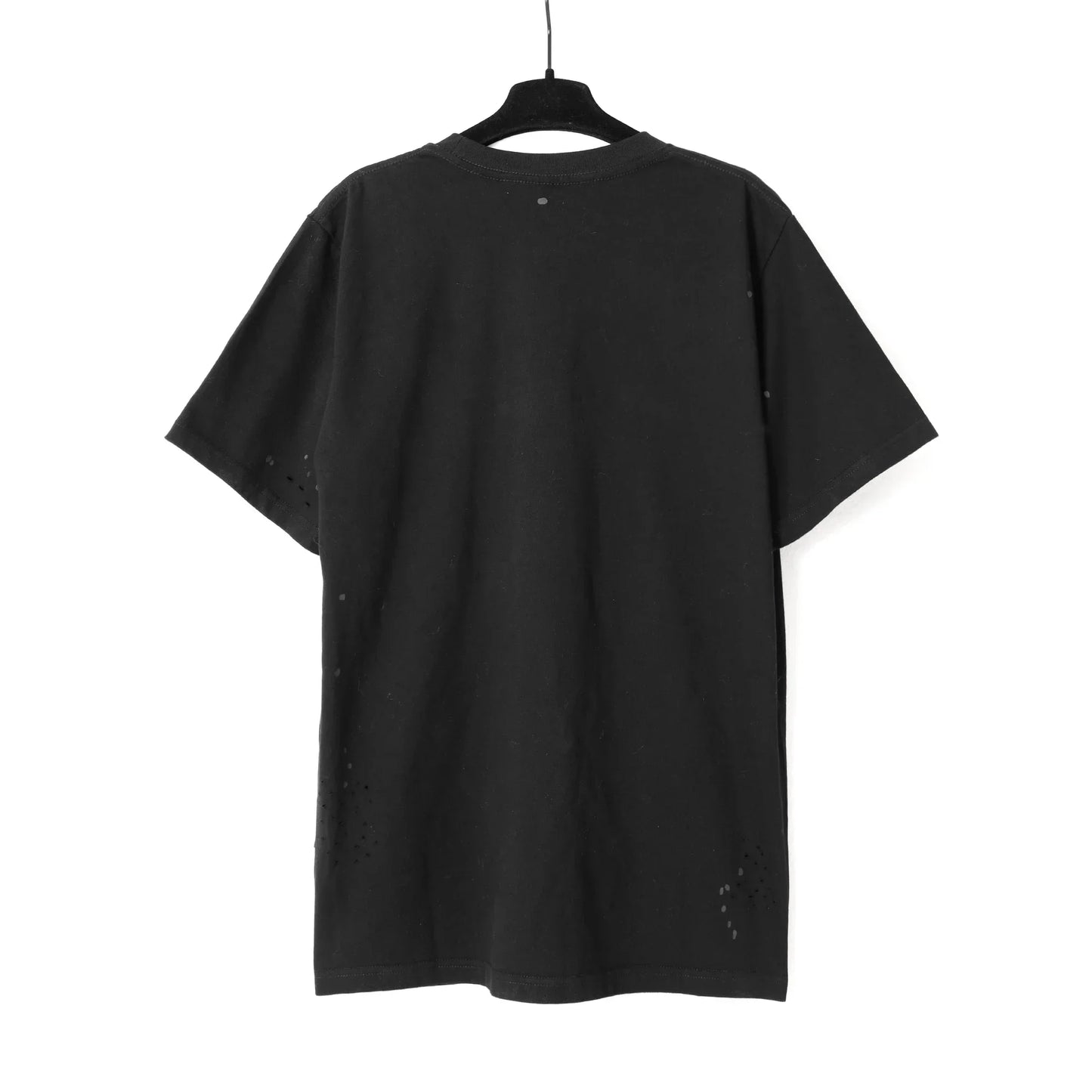 Palm Angels Summer Fashion |  Ink Splash Holes Short-Sleeved T-Shirt