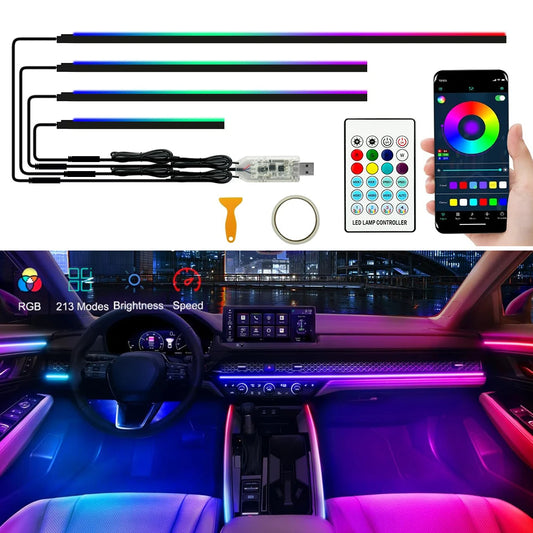 Ambient LED Car Lights For Interior | USB APP Remote Control