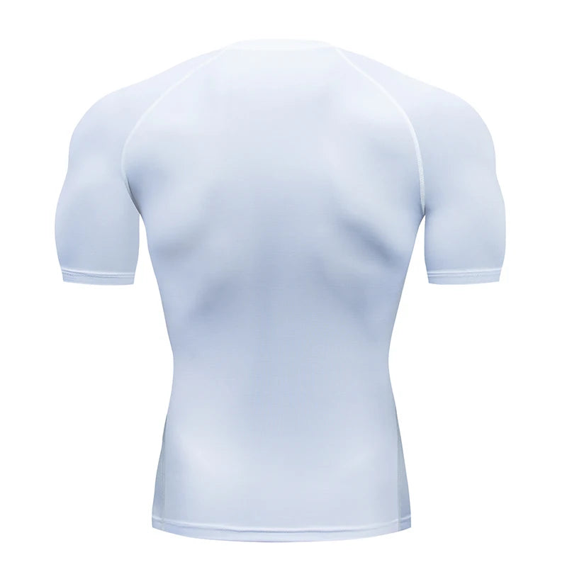 Compression T Shirt | Men Summer Sportswear Elastic Quick Dry Sport Tops