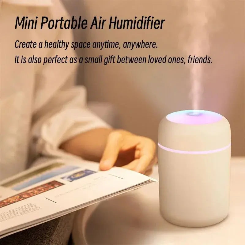 Mini Air Humidifier With Essential Oil Diffuser