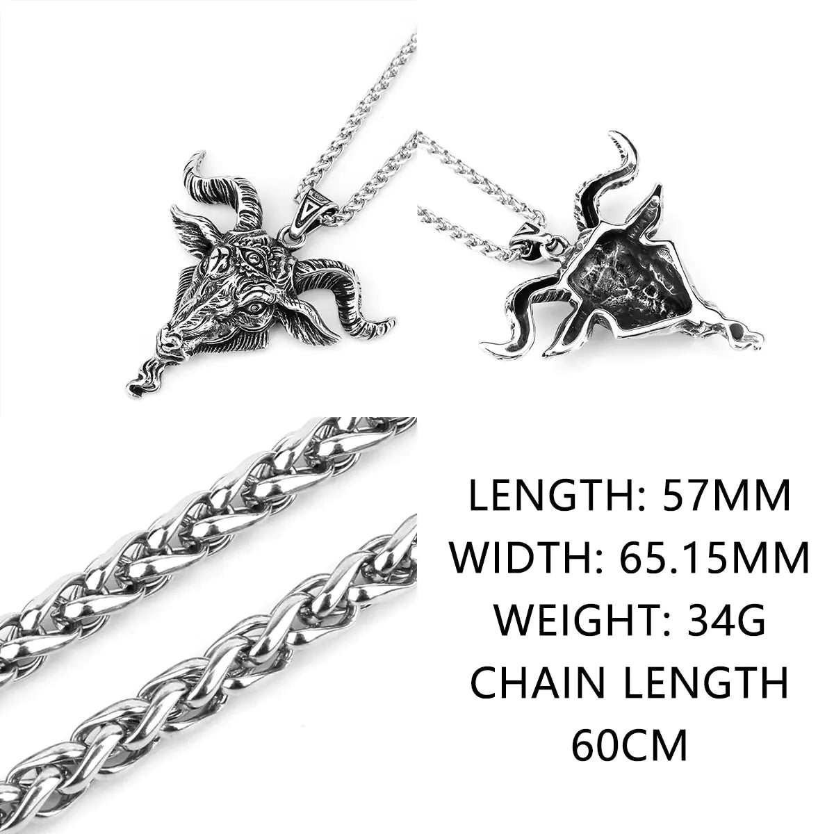 Stainless Steel Viking Necklace